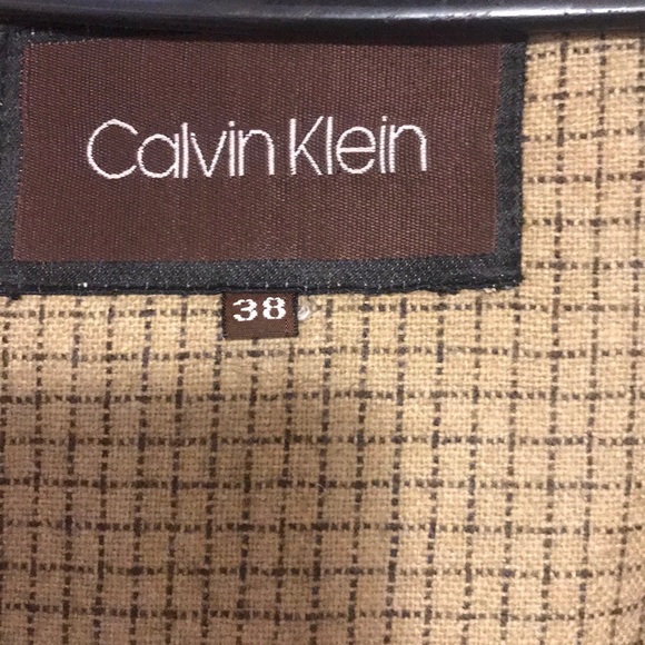 Khaki Kelvin Cline trench coat 51” - Picture 1 of 8